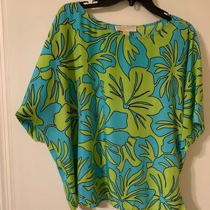 Michael Kors, Tunic, Aqua and green, Large